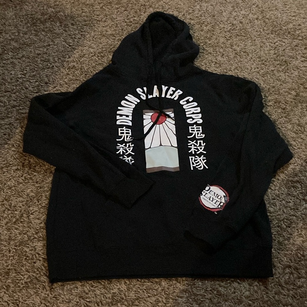 Demon slayer. Anime, medium hoodie, woman’s